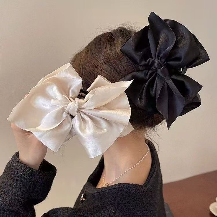Hair Clip Claw Large - Elegante Pinza de Pelo con Lazo