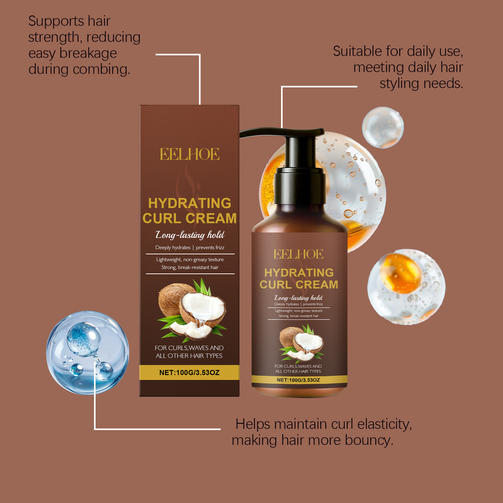 Crema de peinado para cabello  - Hair Care For Wavy Hair reseña y precio