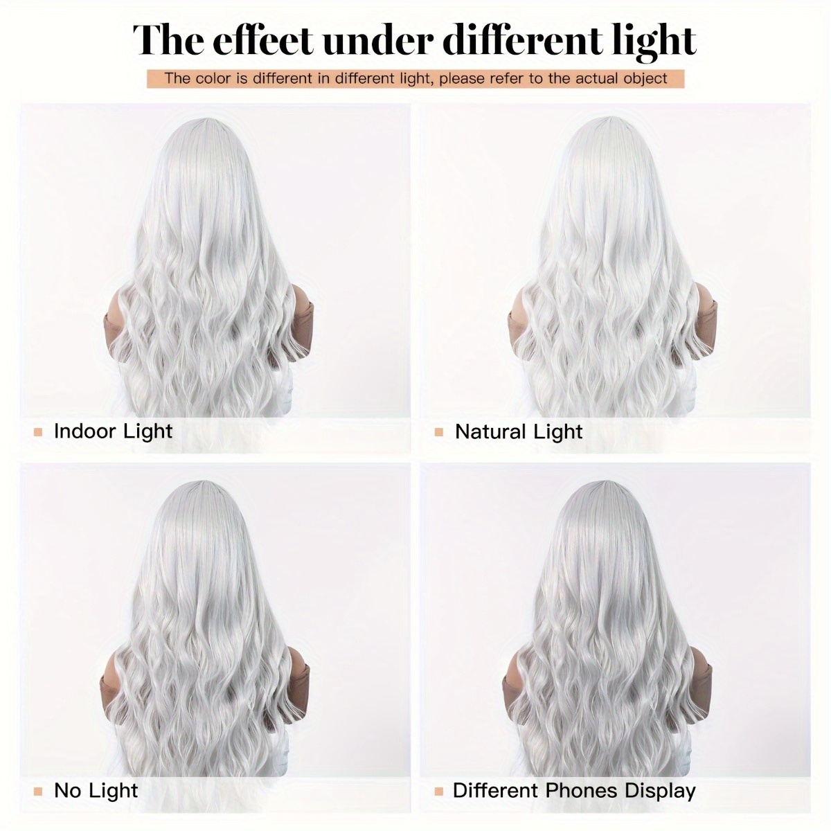 Peluca de fibra sintética de l - Hair Care For Wavy Hair reseña y precio