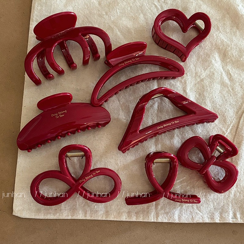 ¡Colección roja francesa! Letr - Hair Clip Claw Large reseña y precio