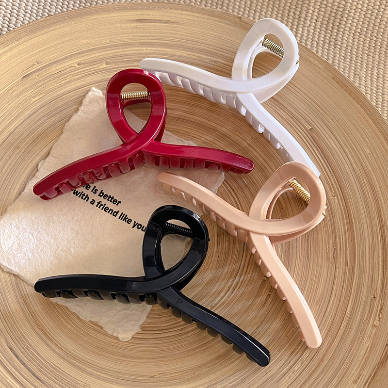 4 pinzas grandes de silicona s - Hair Clip Claw Large reseña y precio