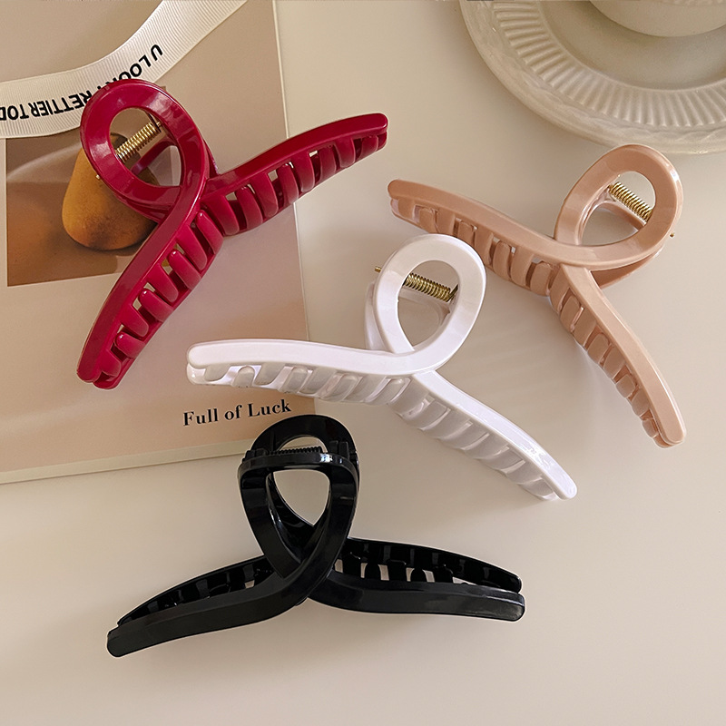 4 pinzas grandes de silicona s - Hair Clip Claw Large reseña y precio