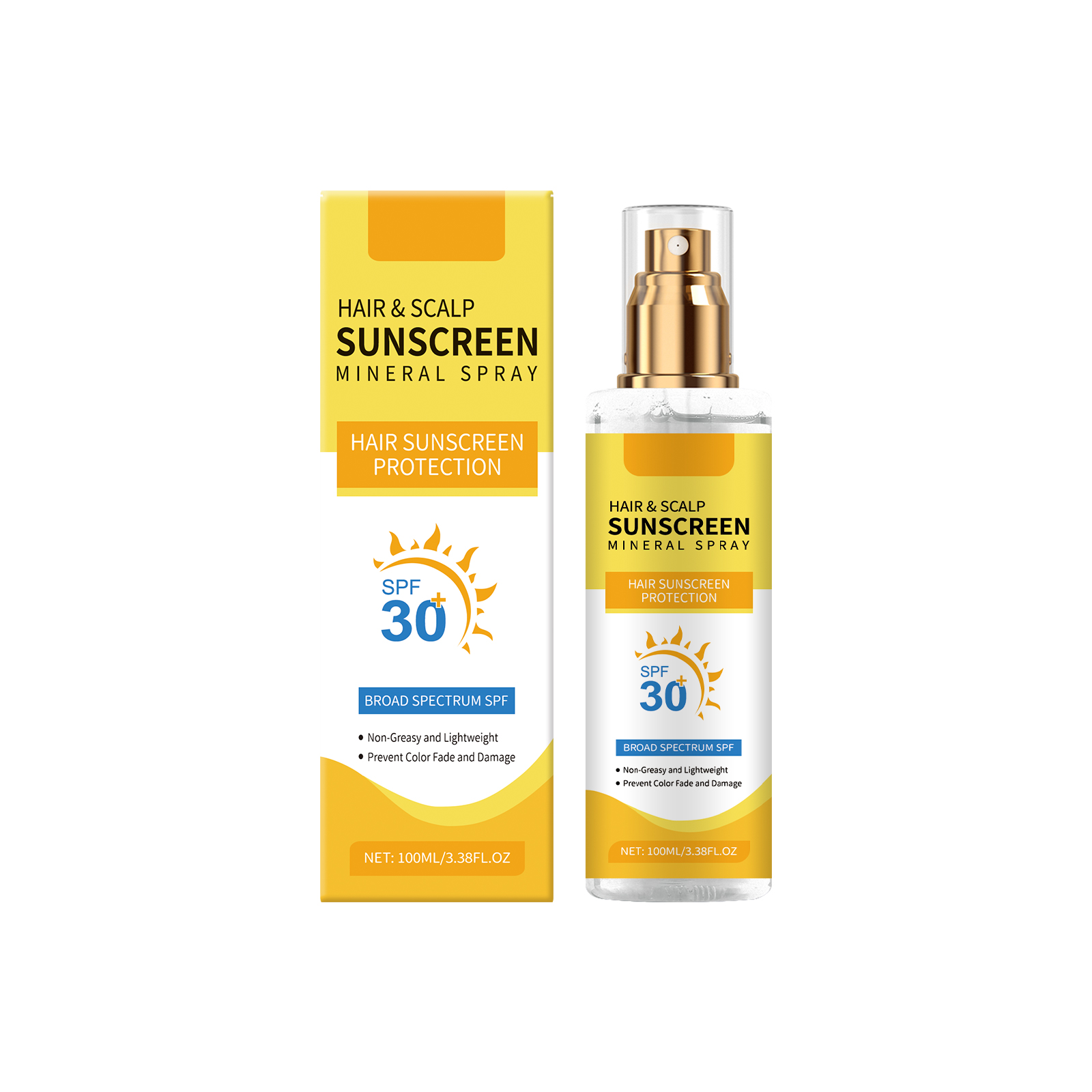 Spray protector solar para el  - Hair Care China reseña y precio