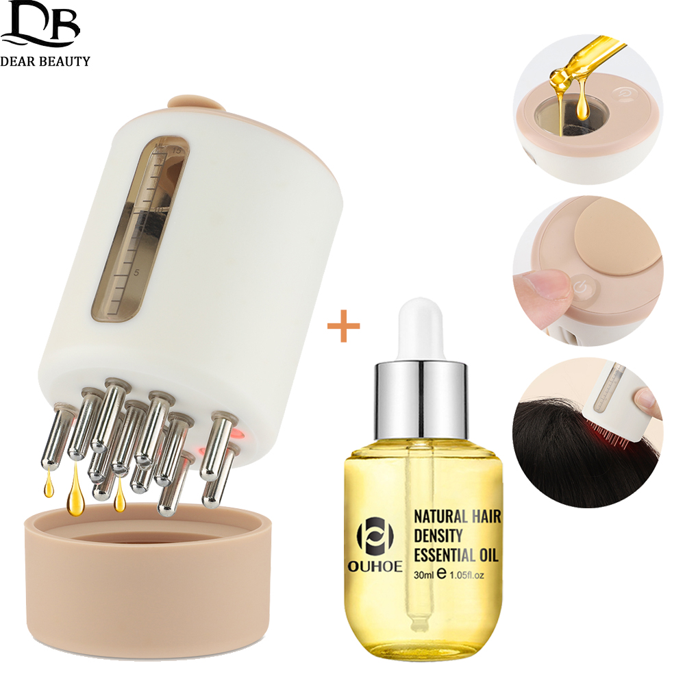 Peine de masaje de cabeza con  - Hair Growth Serum Oil reseña y precio