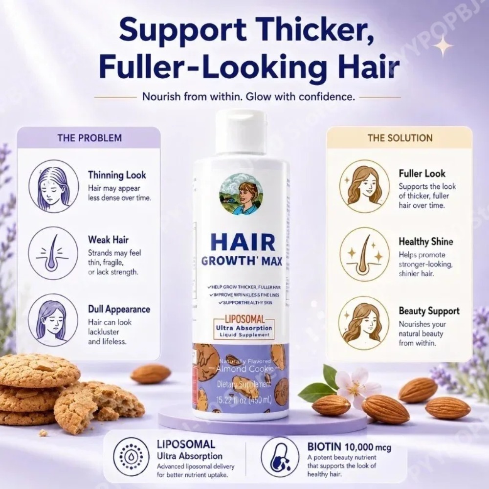 Líquido Liposomal para el Crec - Hair Growth Serum Oil reseña y precio