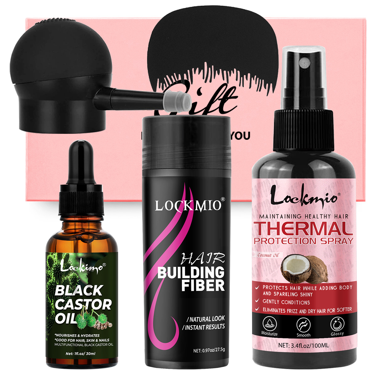 Set para el Cuidado y Crecimie - Hair Care Heat Protectant reseña y precio